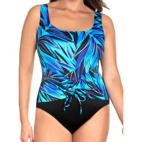 NWT Longitude Front Ruched One Piece swimsuit - Picture 1 of 4